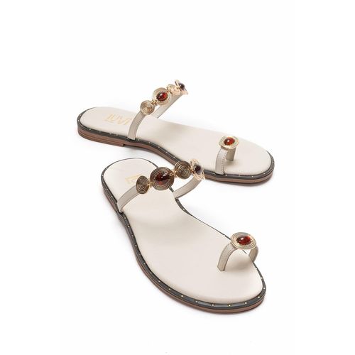 Martinez Leren Teenslippers