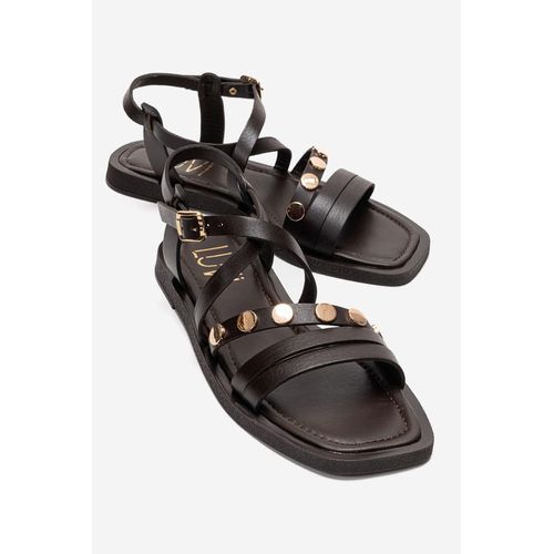 Poole Leder Sandale mit mehreren Riemen