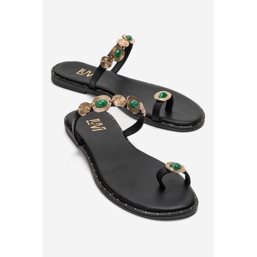 Martinez Leren Teenslippers