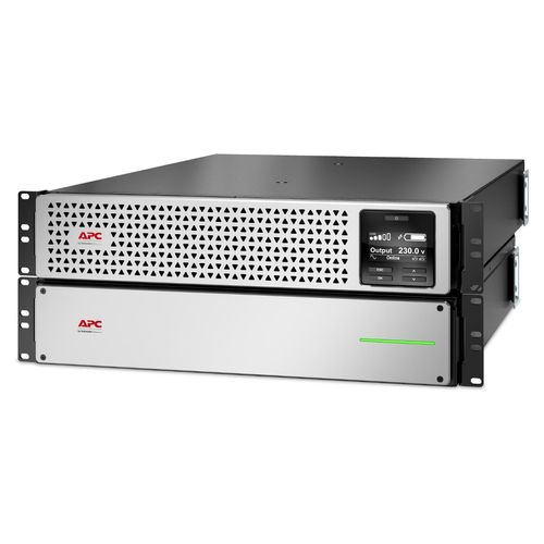 APC Smart-UPS On-Line, 3kVA, Lithium-Ionen, Rackmontage 4HE, 230V, 6x C13+2x C19 IEC Ausg., Netzwerkkarte, SmartSlot, lange Laufzeit, Rack-Einbausatz, Doppelwandler (Online), 3 kVA, 2700 W, Sine, 230 V, 40/70 Hz