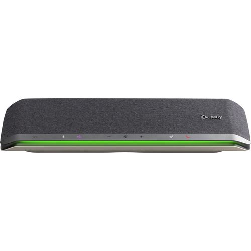 HP Poly Sync 60 Freisprecheinrichtung, für Microsoft Teams , Mobiltelefon/PC, Silber, 30 m, 55 dB, 1,5 m, Berührung