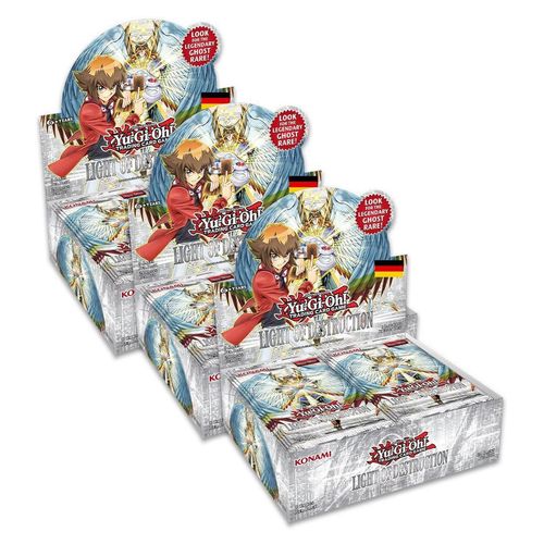 Yu-Gi-Oh! Licht der Zerstörung – 3 Displays – Deutsch (Neuauflage)