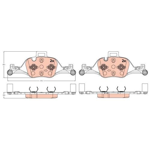 TRW gdb2213 für BMW (BRILLIANCE)