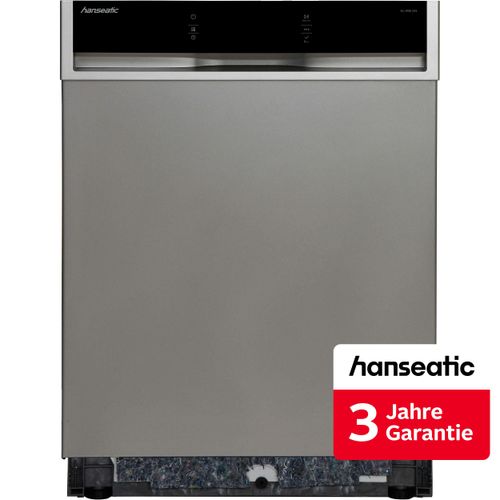 HANSEATIC Unterbaugeschirrspüler "GU HBE 324", Energieeffizienz: B (A-G), silber, B:59,8cm H:82cm T:57cm, Geschirrspüler