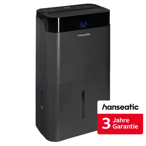 Luftentfeuchter HANSEATIC "Hanseatic 20L, 2in1 Entfeuchtung & Luftreinigung", schwarz (grau, schwarz), B:36cm H:60cm T:23cm, Luftentfeuchter, inkl. 3 Jahre Herstellergarantie