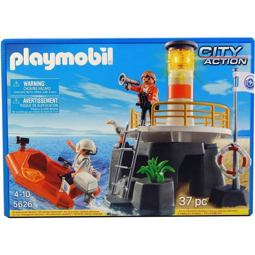 PLAYMOBIL CityAction - Leuchtturm mit Rettungsboot
