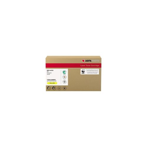 AgfaPhoto Toner HP 410X ca. 5.000 Seiten gelb