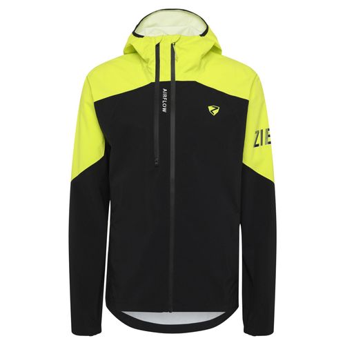Ziener NEMIL-Z, Erwachsener, Männlich, Schwarz, Limette, Jacke, Fahrradfahren, Freizeitsport