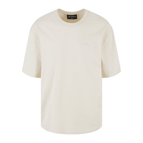 T-Shirt DROPSIZE "Dropsize Herren Heavy Oversize Dove 2.0 T-Shirt", Jungen, Gr. XS, coconutmilk, 100% Baumwolle, bedruckt, oversize, Rundhals, Shirts T-Shirt