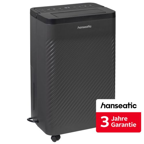 Luftentfeuchter HANSEATIC "Hanseatic 12L, 2in1 Entfeuchtung & Luftreinigung", schwarz (grau, schwarz), B:31cm H:49cm T:22cm, Luftentfeuchter, inkl. 3 Jahre Herstellergarantie