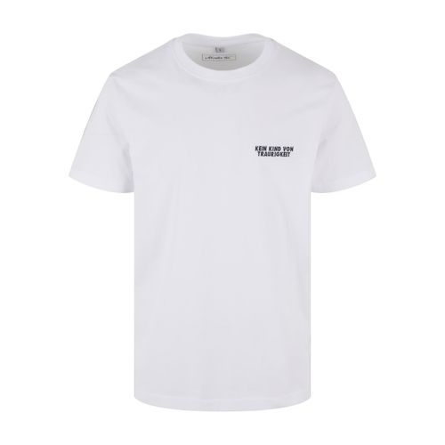 T-Shirt MISTERTEE "MisterTee Herren Kein Kind von Traurigkeit EMB Tee", Herren, Gr. M, weiß, 100% Baumwolle, bedruckt, normal, Rundhals, Shirts T-Shirt