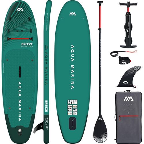 Aqua Marina Breeze, Aufblasbares Kajak, 1 Person(en), 100 kg, Türkis, EVA (Äthylen-Vinylazetat), Polyvinylchlorid (PVC), 3000 mm