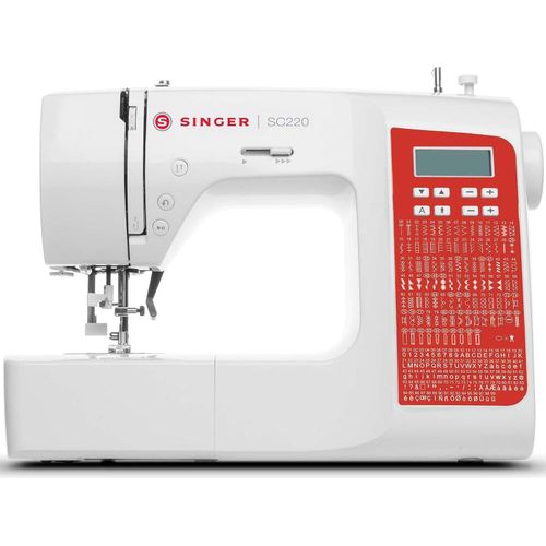 Nähmaschine, 200 Stichprogramme, Rot