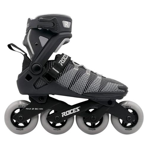 Roces Inline-Skates Roces R-EVO 90 Schwarz/Grau, 9,0, 43, 4x, 90