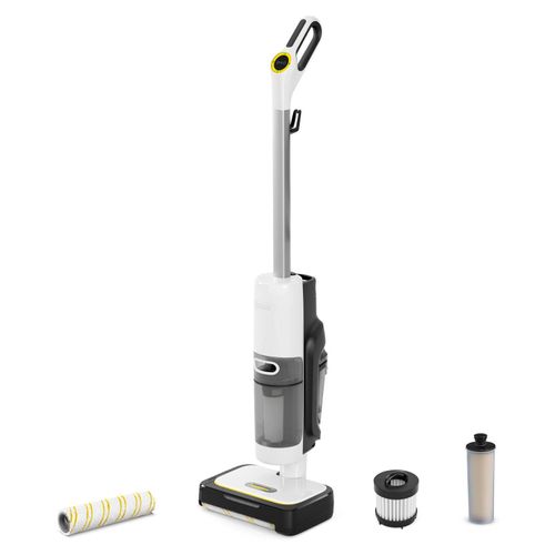 Kärcher Dampfsauger SCV 4 Steam Vac, 3-in-1-Lösung, Dampf, Weiß