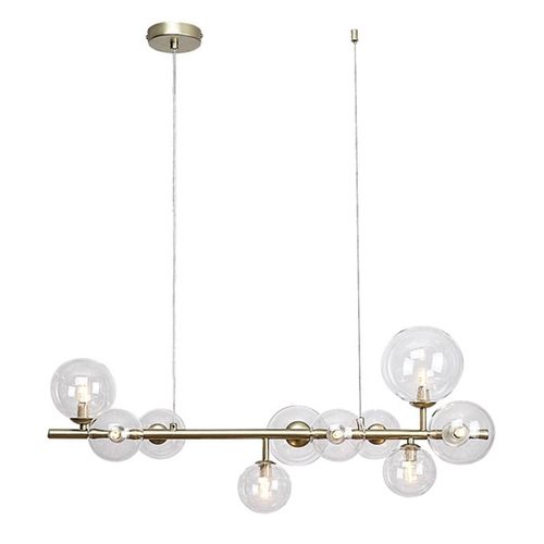 Rabalux 72298 Pendelleuchten Aslov G9 10x MAX 28 Metall Glas golden