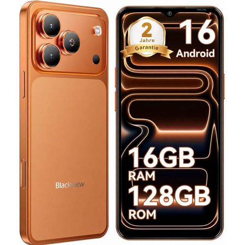 2026 Blackview WAVE 7C Handy Ohne Vertrag, 6.56", Android16, 16GB+128GB/2TB TF, Face ID, 5000mAh, 32MP, Dual-SIM, WiFi 5, IP54