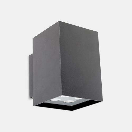 LEDs C4 – IP65 Afrodita Power LED Doppelemission 21,6 Neutralweiß – 4000K EIN/AUS Urbangrau 1390lm