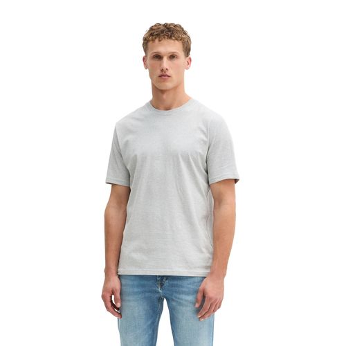 T-Shirt MARC O'POLO "aus reiner Bio-Baumwolle", Jungen, Gr. XS, grau (twentyfour grau melange), Obermaterial: 100% Baumwolle, unifarben, Basic, regular fit, Rundhals, Shirts T-Shirt