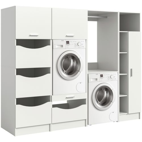 Hauswirtschaftsraum Free Weiß