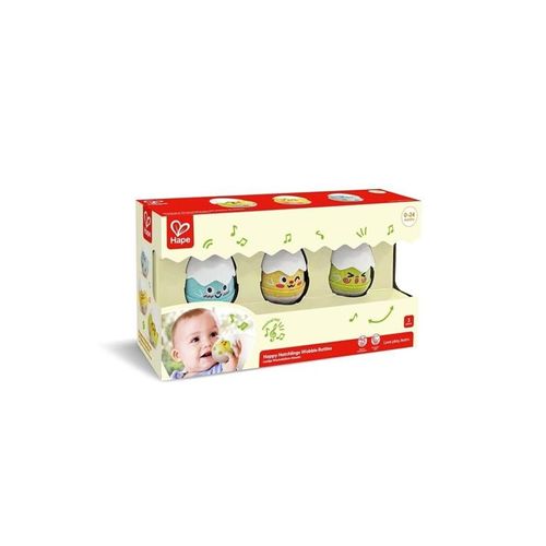 Hape Wobble Rattle Egg Set