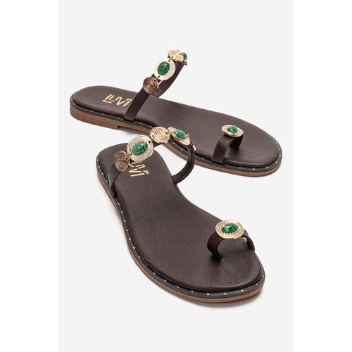Martinez Leren Teenslippers