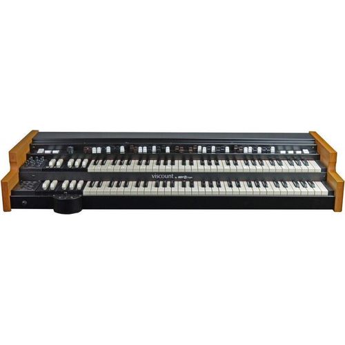 Viscount Legend Zweimanualige Orgel mit 2x 73 Wasserfalltasten, 117 x 18 x 59 cm