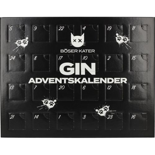 BÖSER KATER Gin Adventskalender 36,9% Vol. 24x0,025l