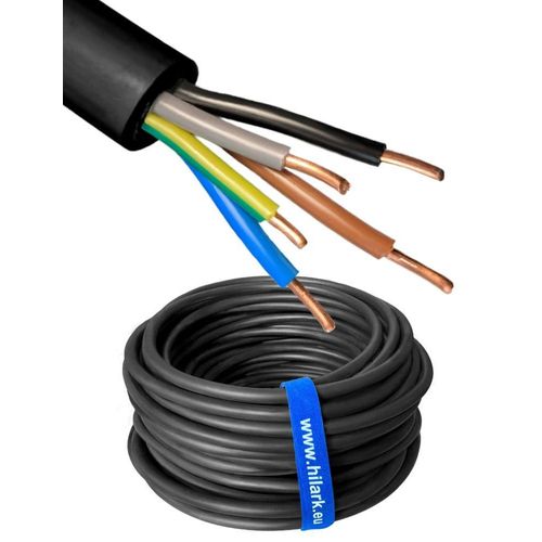 Erdkabel YKY NYY-J 5x6mm² 75m, 5-adrig, 600/1000V für feste Verlegung