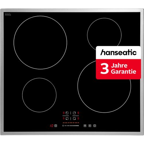 HANSEATIC Induktions-Kochfeld, schwarz, B:59cm H:6cm T:52cm, Kochfelder, inkl. 3 Jahre Herstellergarantie