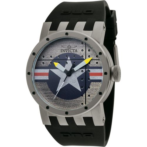 Invicta DNA 11649 Heren Horloge - Quartz Uurwerk - Roestvrij Staal met grijze Wijzerplaat - 46mm