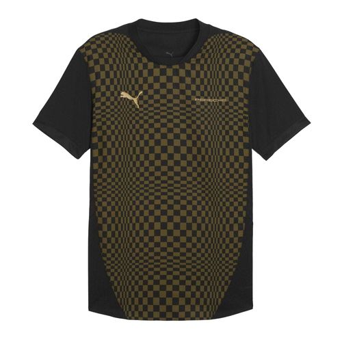 Puma Heren Porsche Spirit dambord T-shirt (Olijf)