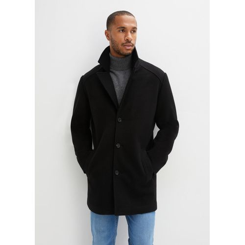 bonprix Kurzmantel mit Woll-Anteil, schwarz, Gr.52, Schöner Kurzmanteil im Cabanjacken-Stil mit Woll-Anteil