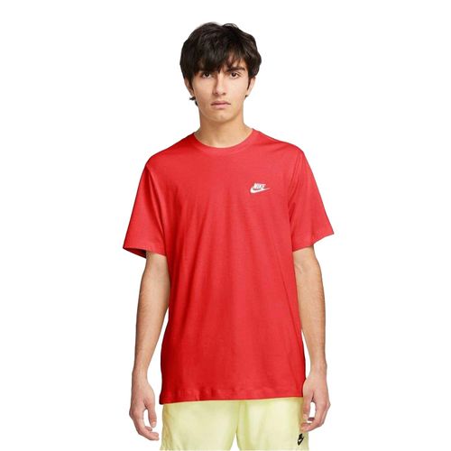 Nike - "Club" T-Shirt für Herren (Universitäts-Rot/Weiß)