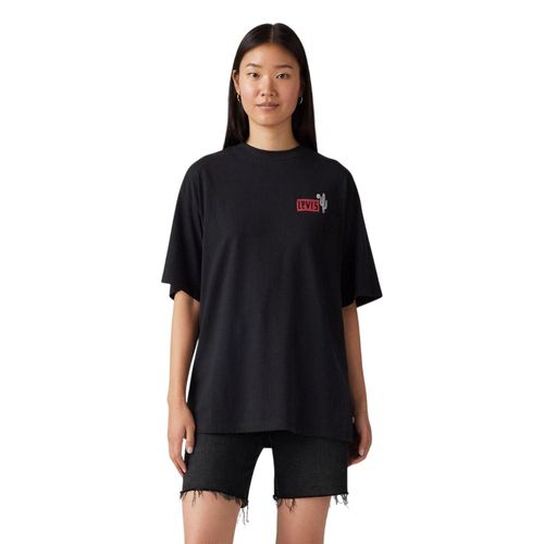 Levis Dames/Dames rugprint los T-shirt (Blauw)