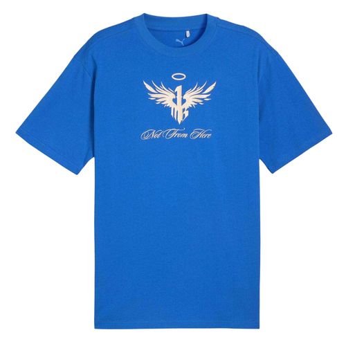 Puma - "LaMelo Ball" T-Shirt für Herren, Basketball, Übergroß (Mannschaft Königsblau)