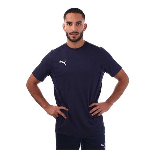 Puma Heren TeamFINAL Casuals Logo T-Shirt (Marine)