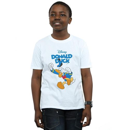 Disney Jongens Donald Duck Woedend Donald T-Shirt (Wit)