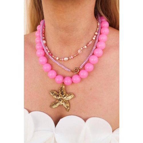 Label Kiki Mini purple necklace