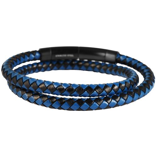 Wickelarmband ADELIA´S "Armband – Wickelarmband aus Leder 43 cm", schwarz, Armbänder, Herren, 43cm, Leder, Wickelarmband, Zum Verschenken – passend für viele Anlässe
