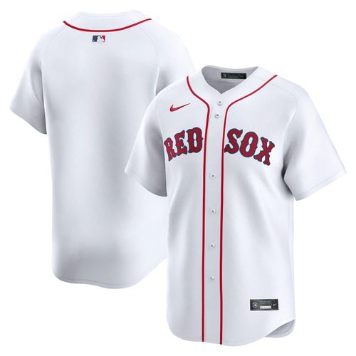 Baseballtrikot NIKE "Nike Trikot Boston Red Sox Nike MLB Limited Home", Herren, Gr. S, weiß, 100% Polyester, Trikots Baseballtrikot