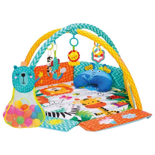 Fillikid Spielbogen Aktivbogen mit Bälle, Mehrfarbig, Kunststoff, 120x55x120 cm, Spielzeug, Babyspielzeug, Spielbögen