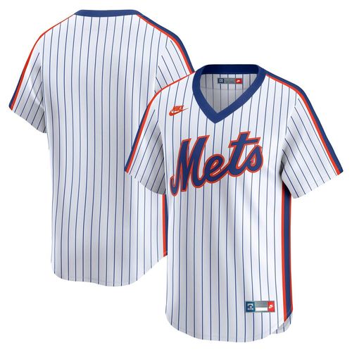 Baseballtrikot NIKE "Nike Trikot New York Mets Nike MLB Limited Cooperstown", Mädchen, Gr. L, weiß, 100% Polyester, Trikots Baseballtrikot