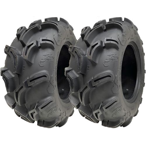 25x10.00-12 6ply ATV 255/65-12 Reifen WU24 OBOR Scoprio 50J Straßenzulassung (2er Satz)