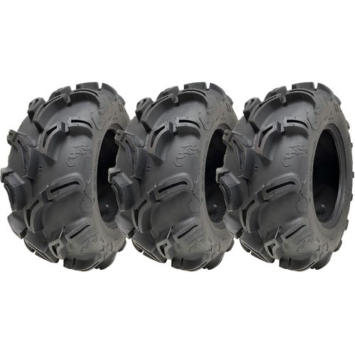 25x10.00-12 6ply ATV 255/65-12 Reifen WU24 OBOR Scoprio 50J Straßenzulassung (3er Satz)