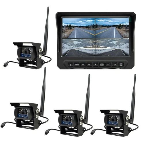 PNI TRK504 kabelloses Videoüberwachungsset für LKW-DVR mit LCD-Monitor und 4 Kameras
