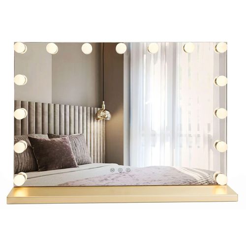 Spiegel Rea Hollywood Led Golden