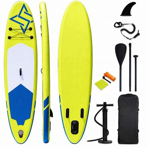 SUP-Paddleboard zum Schwimmen, aufblasbar, Stand-Up-Paddleboard + Zubehör, 305 cm