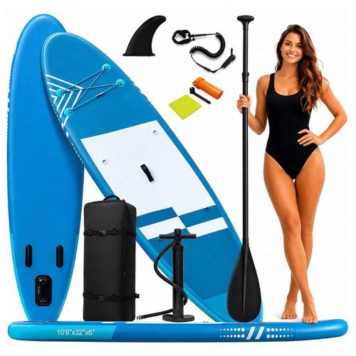 SUP-Paddleboard zum Schwimmen, aufblasbar, Stand-Up-Paddleboard + Zubehör, 320 cm