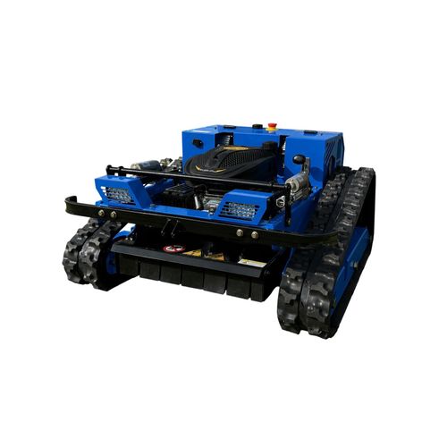 Ferngesteuerter Motor-Rasenmäher CW-500 Plus Blau Böschungsmäher